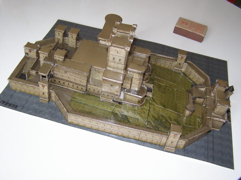 Бумажная модель: замок в окрестности Гирана =LineAge 2=